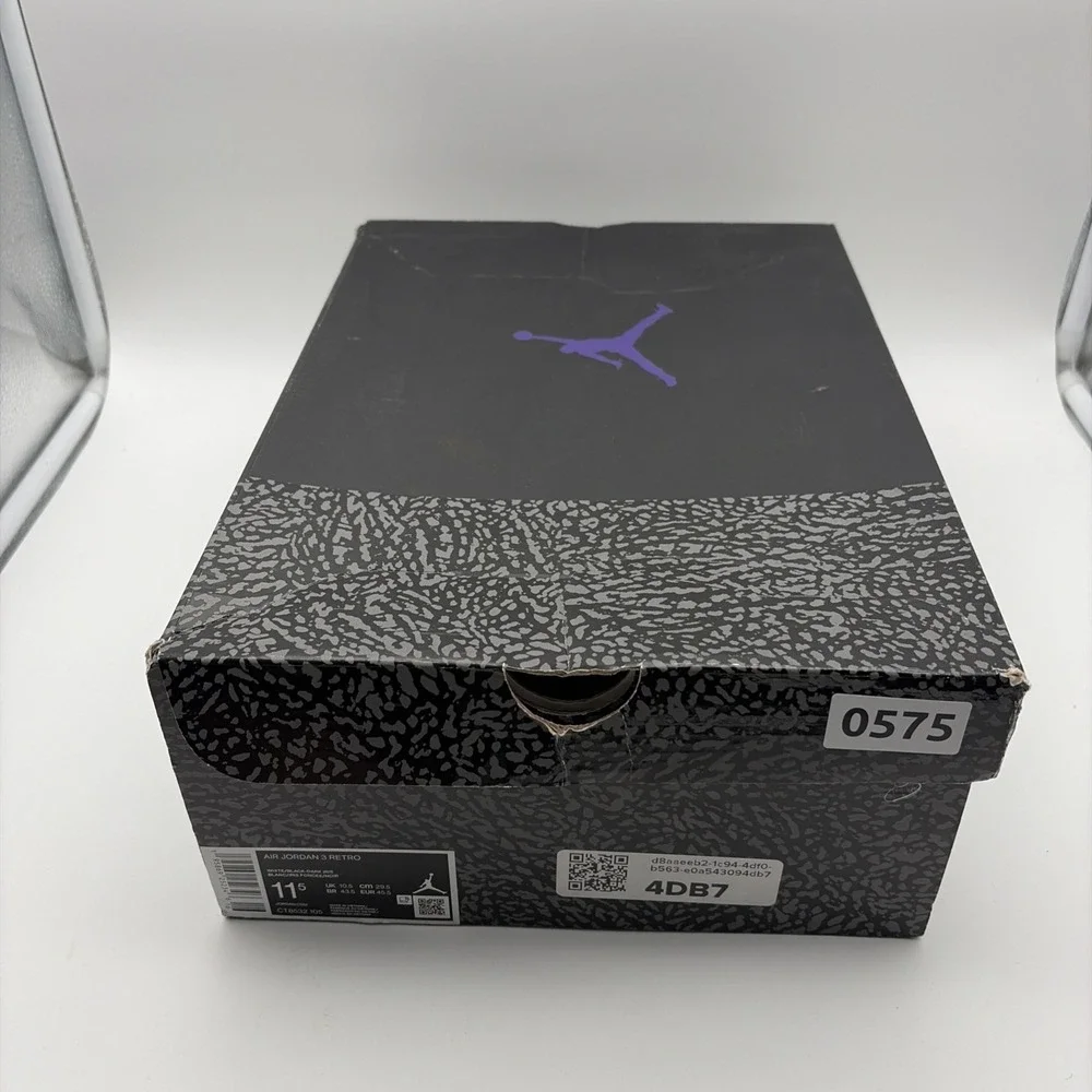 Size 11.5 - Jordan 3 Retro Mid Dark Iris (CT8532-105)